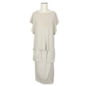 Kaliyana Womens Marled Art to Wear Tunic Vest & Skirt Viscose One Size Lagenlook